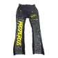 Yellow Prosperous Splatter Sweatpants