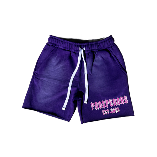 Purple Sun Faded PA Shorts