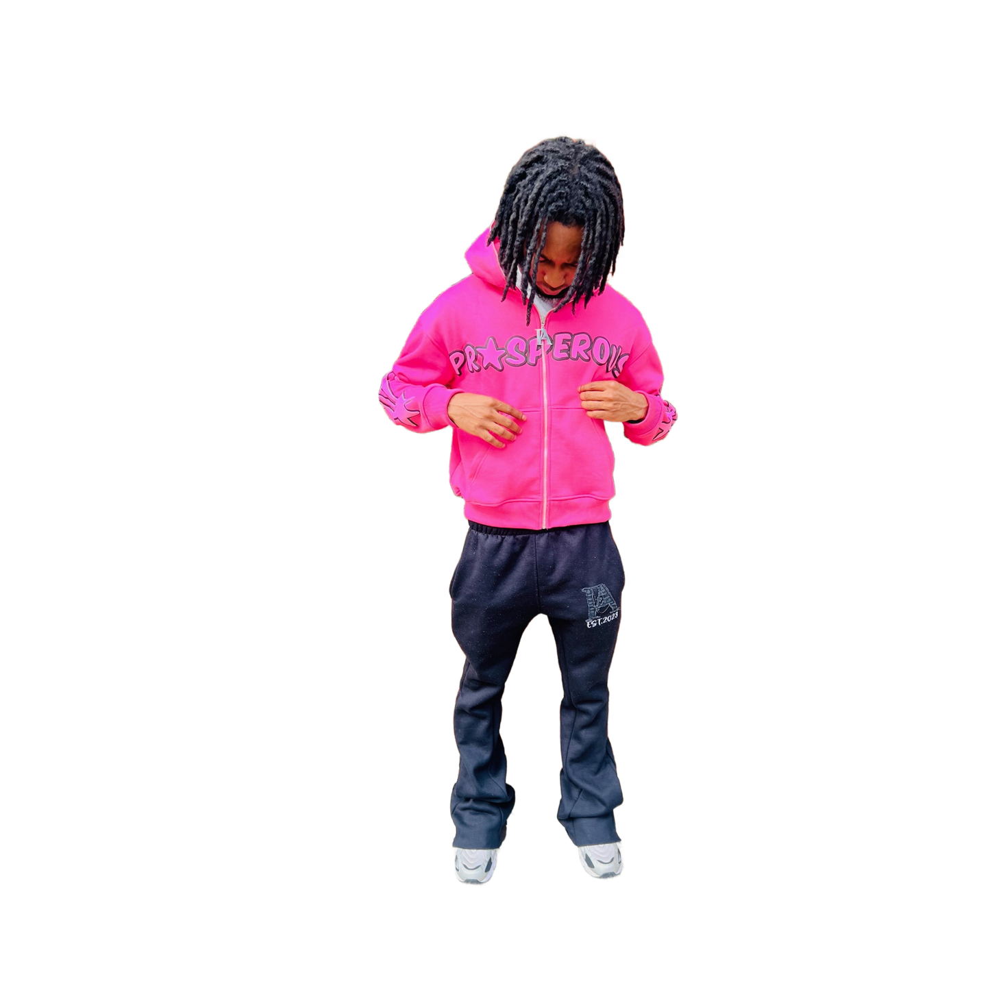 Pink PA Star Puffer Full Zip