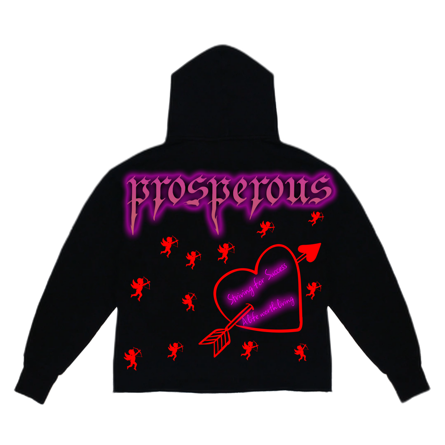 Black Exclusive Cupid hoodie